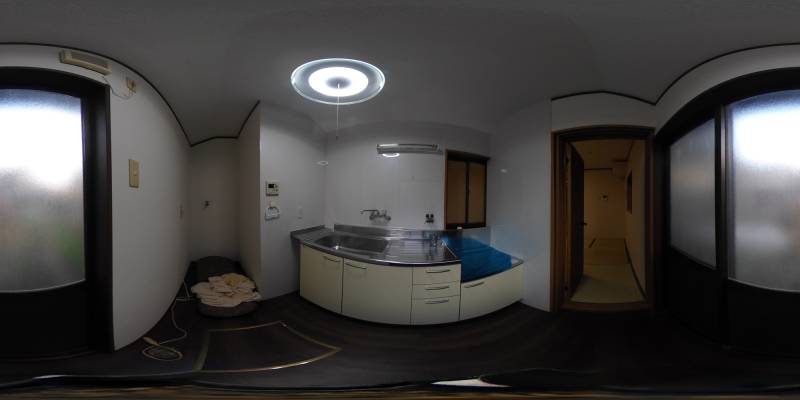 パノラマ画像キッチン