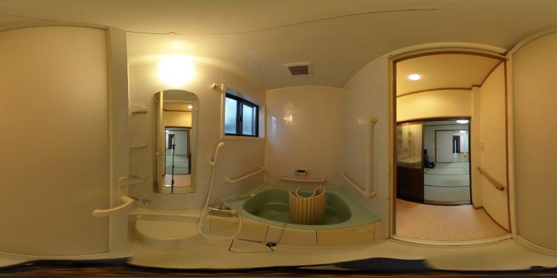 パノラマ画像バスルーム