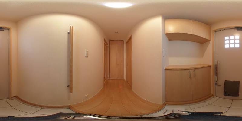 パノラマ画像玄関