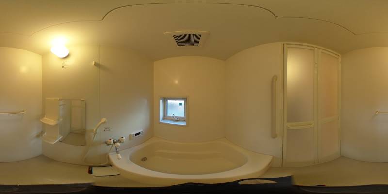 パノラマ画像バスルーム