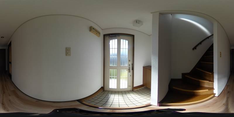 パノラマ画像玄関