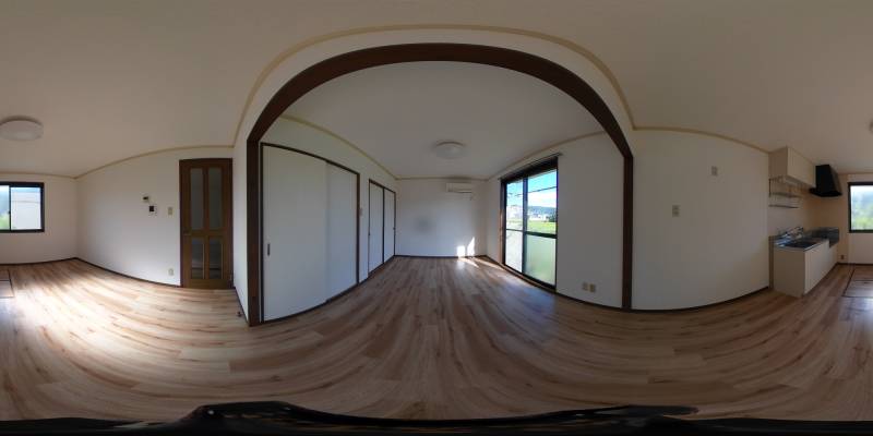 パノラマ画像リビング