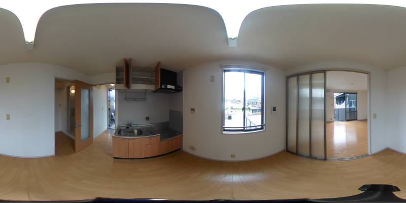 パノラマ画像キッチン