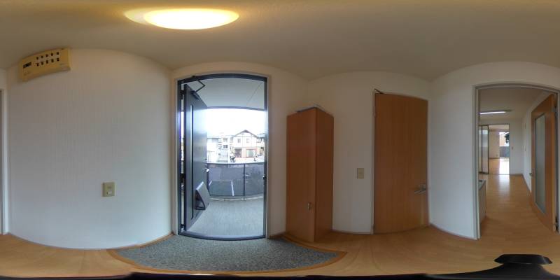 パノラマ画像玄関