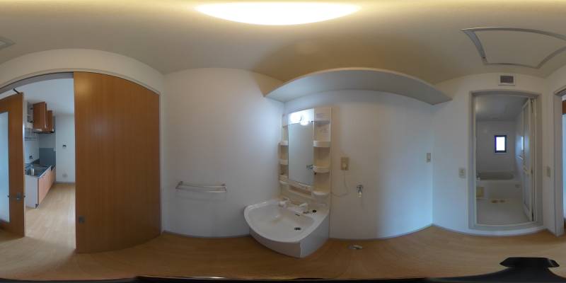 パノラマ画像洗面所