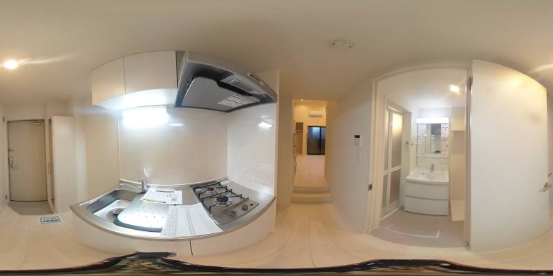 パノラマ画像キッチン