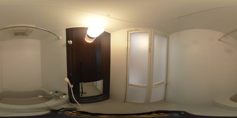 パノラマ画像バスルーム