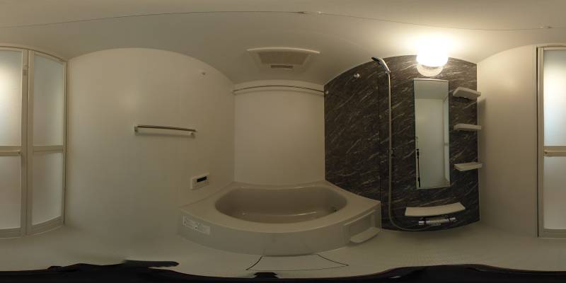 パノラマ画像バスルーム