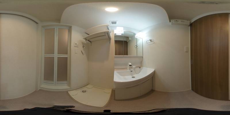 パノラマ画像洗面所