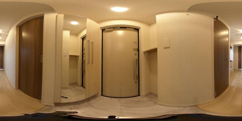 パノラマ画像玄関