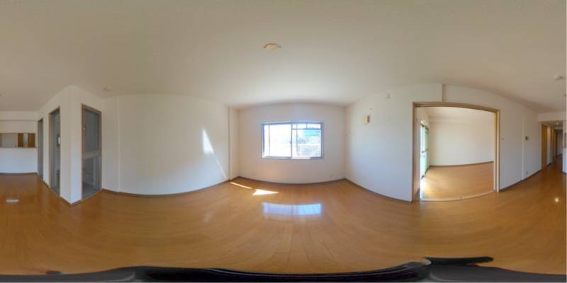 パノラマ画像リビング