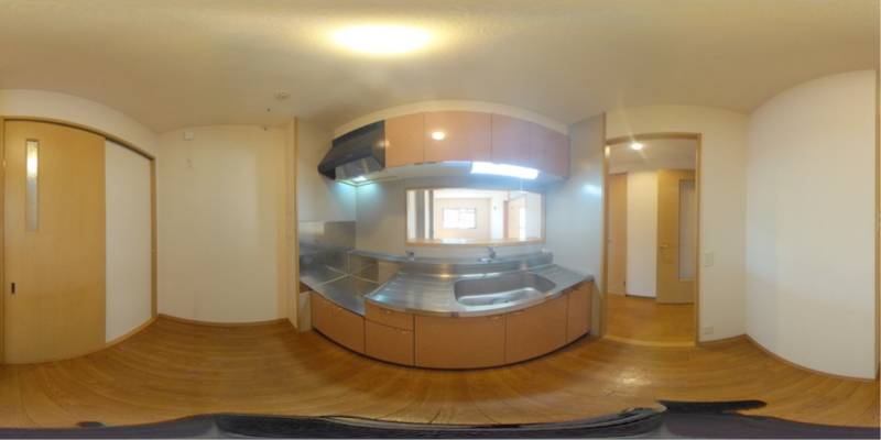 パノラマ画像キッチン