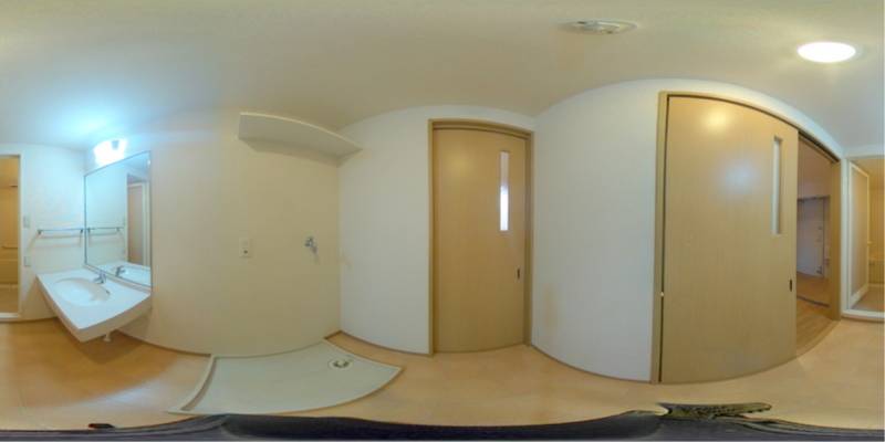 パノラマ画像洗面所