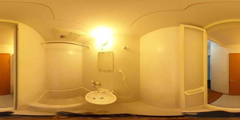 パノラマ画像バスルーム