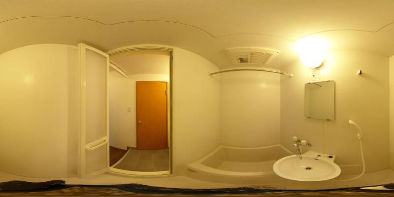 パノラマ画像バスルーム