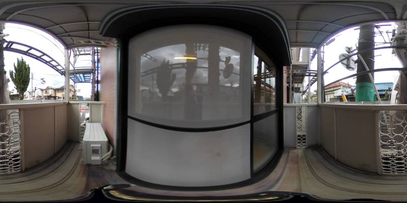 パノラマ画像バルコニー