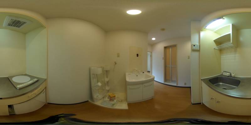 パノラマ画像キッチン