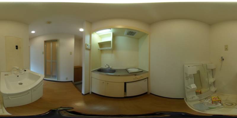 パノラマ画像洗面所