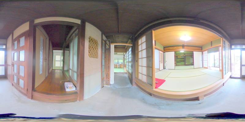 パノラマ画像玄関