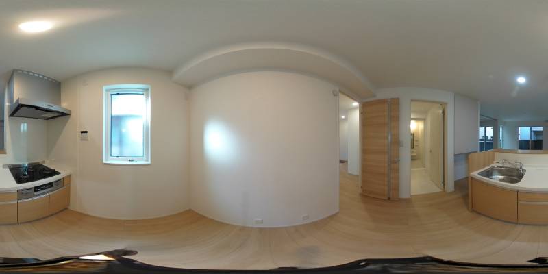 パノラマ画像キッチン