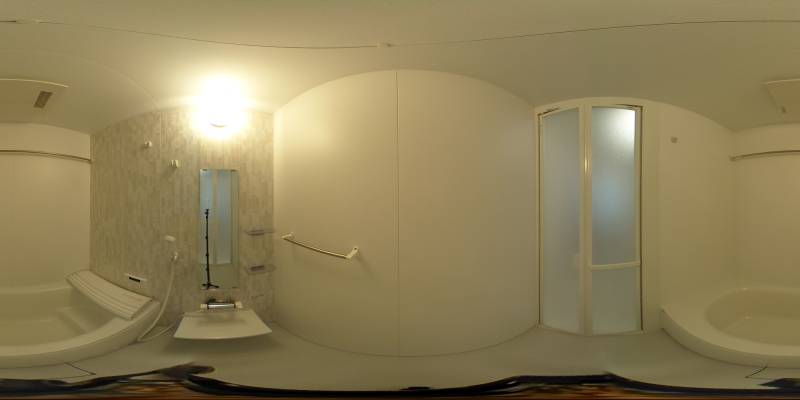 パノラマ画像バスルーム