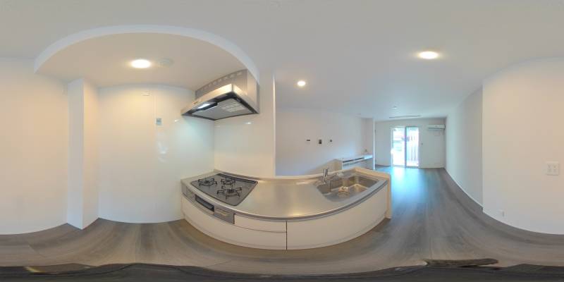 パノラマ画像キッチン