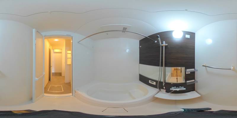 パノラマ画像バスルーム