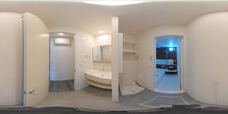 パノラマ画像洗面所