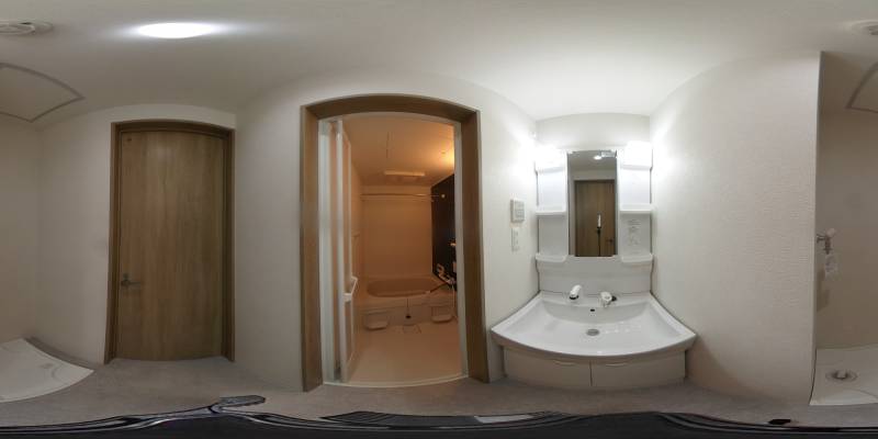 パノラマ画像洗面所