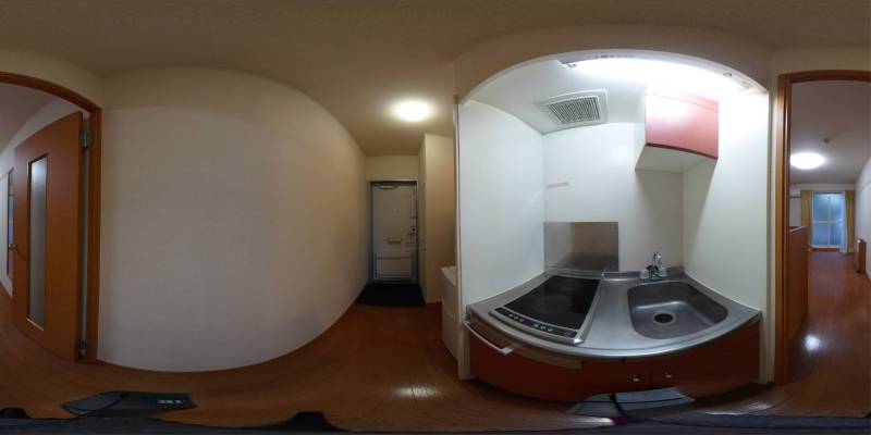 パノラマ画像キッチン