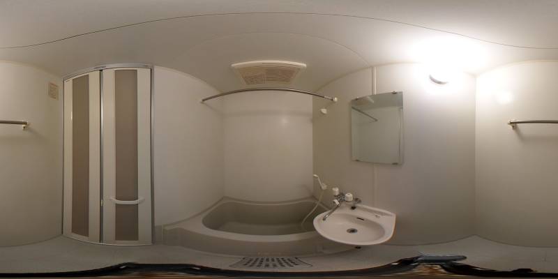 パノラマ画像バスルーム