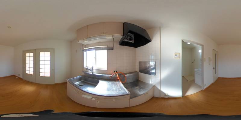 パノラマ画像キッチン