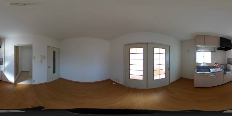 パノラマ画像リビング