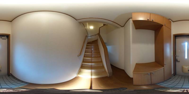 パノラマ画像玄関