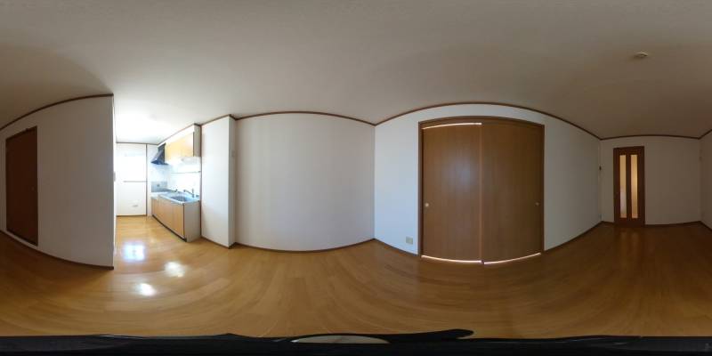 パノラマ画像リビング