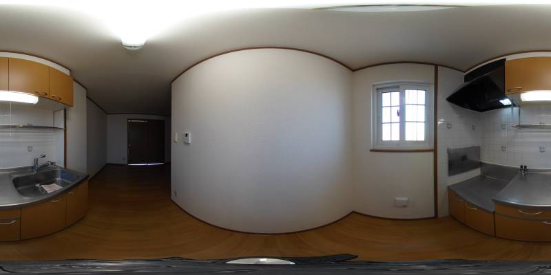 パノラマ画像キッチン