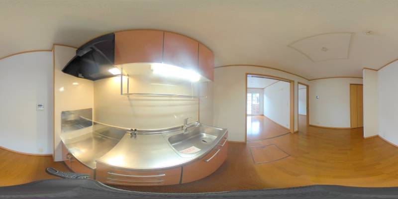 パノラマ画像キッチン