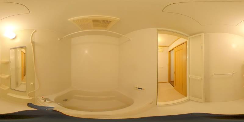 パノラマ画像バスルーム