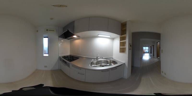 パノラマ画像キッチン