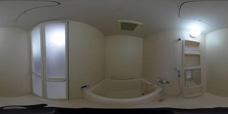 パノラマ画像バスルーム