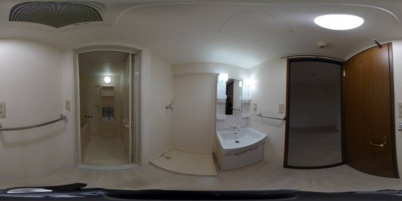 パノラマ画像洗面所