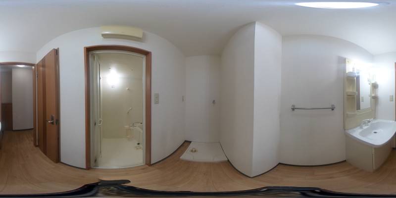 パノラマ画像洗面所