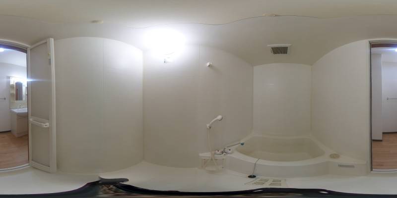 パノラマ画像バスルーム