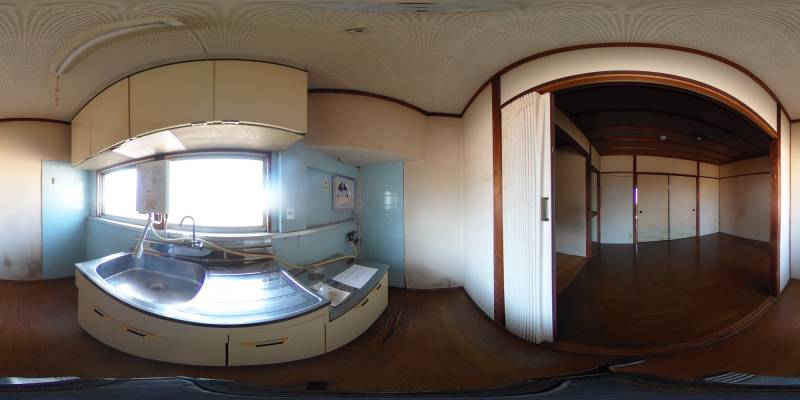 パノラマ画像キッチン