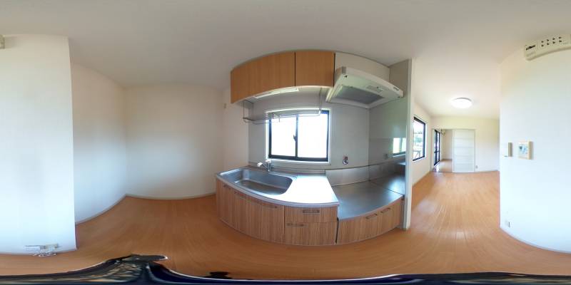 パノラマ画像キッチン