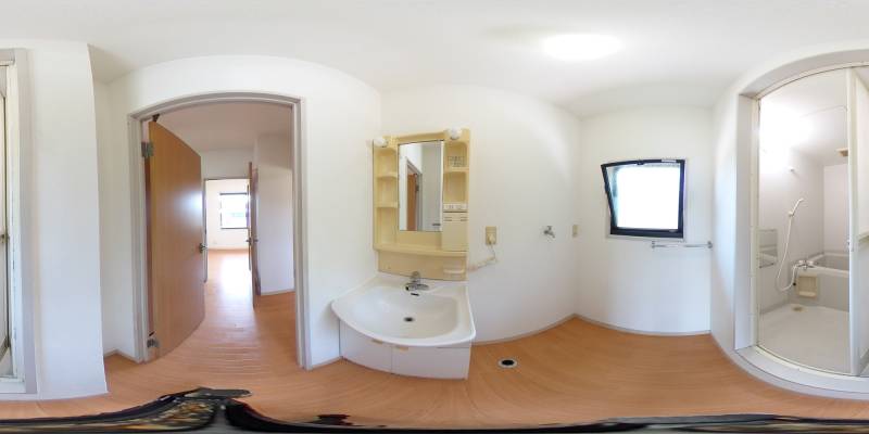 パノラマ画像洗面所