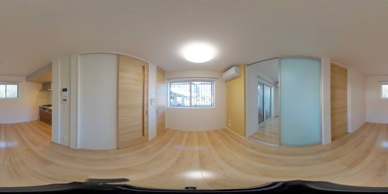 パノラマ画像リビング