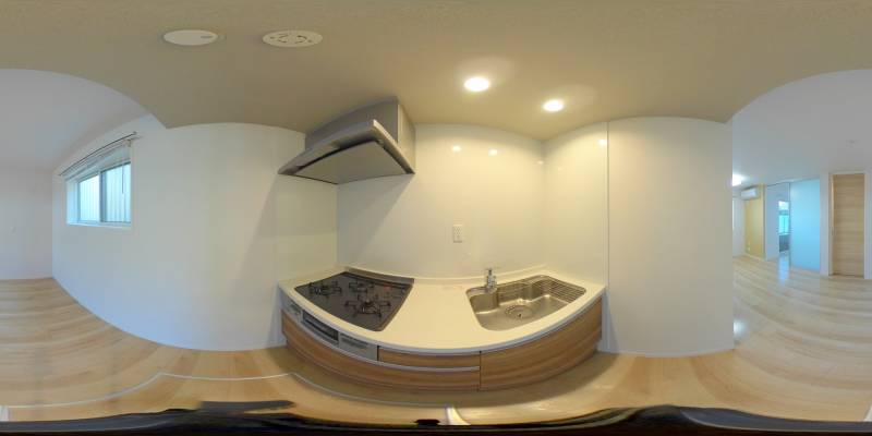 パノラマ画像キッチン