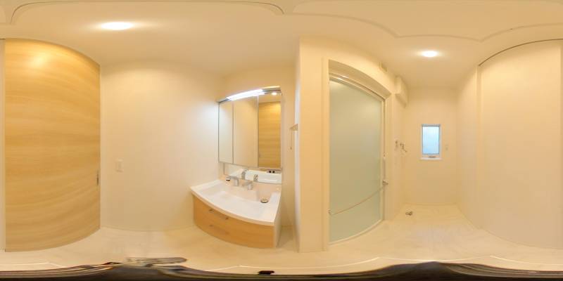 パノラマ画像洗面所