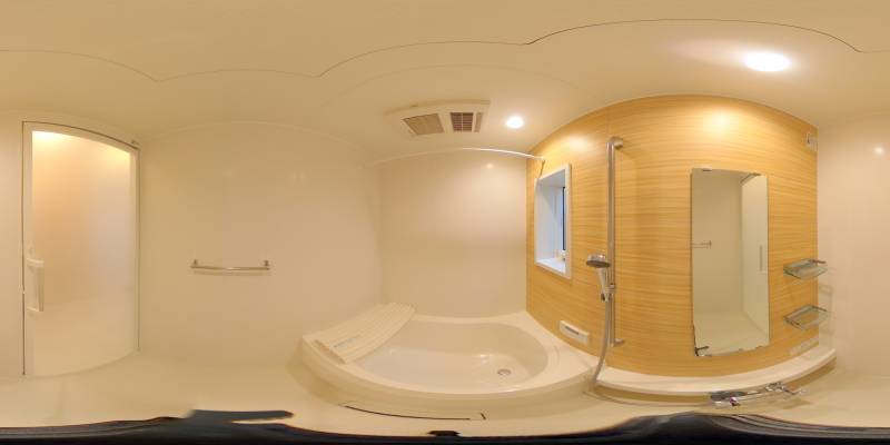 パノラマ画像バスルーム